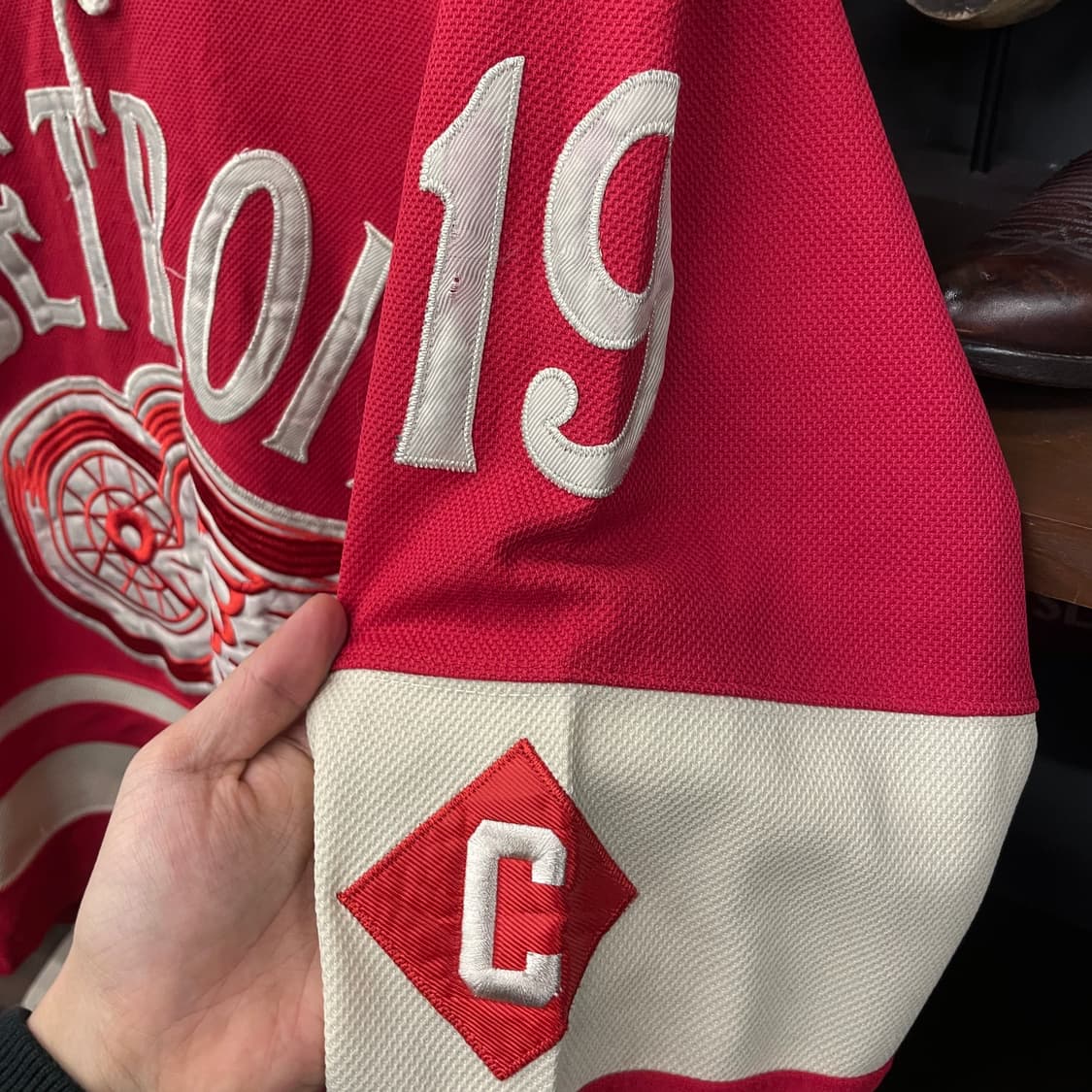 리복 NFL 2014 클래식 디트로이트 레드 윙스 하키 져지 상품이미지5