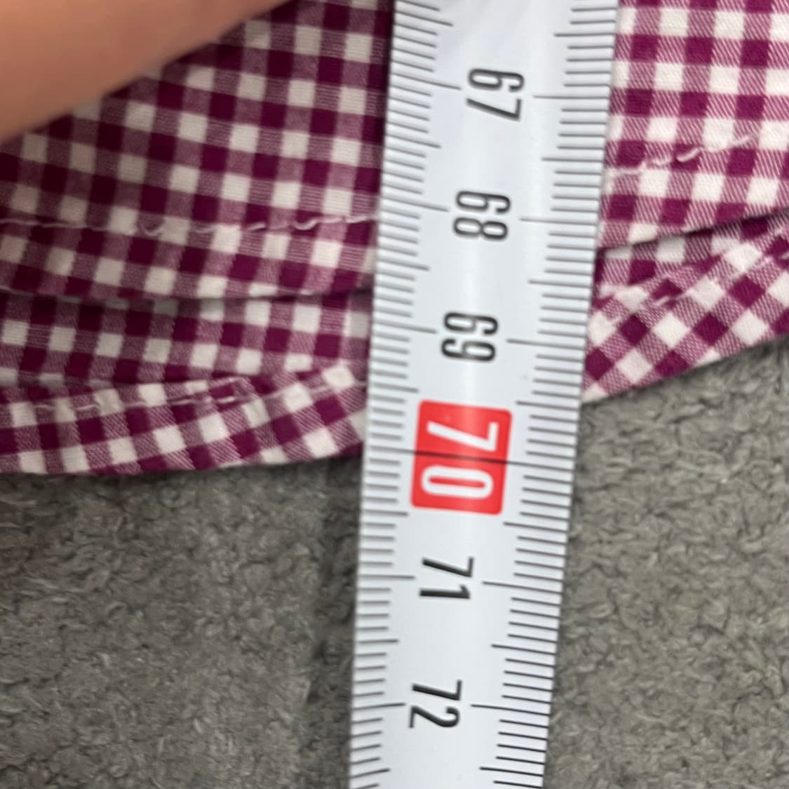 42 라코스테 깅엄체크 셔츠 상품이미지7