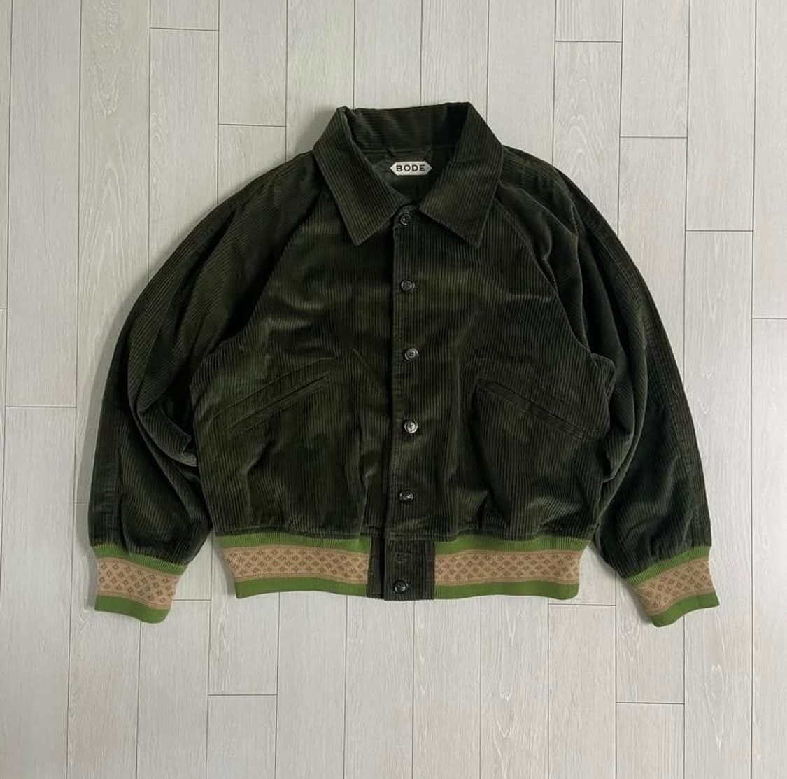 [XL] BODE 피리 립 반버리 봄버 자켓 상품이미지2