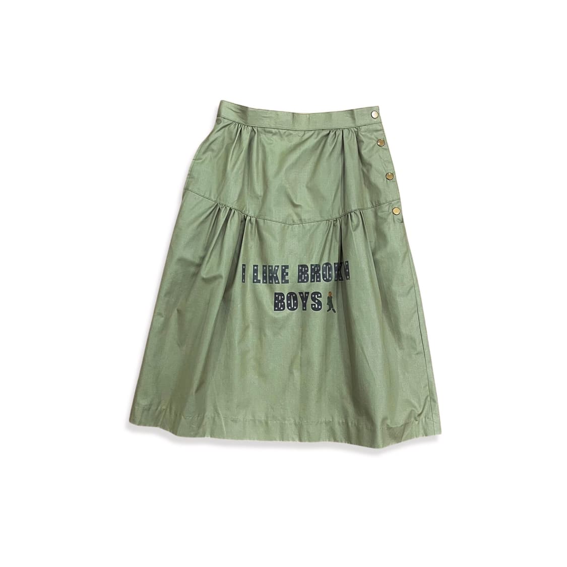 Broken Boy Khaki Cargo Skirt 상품이미지1