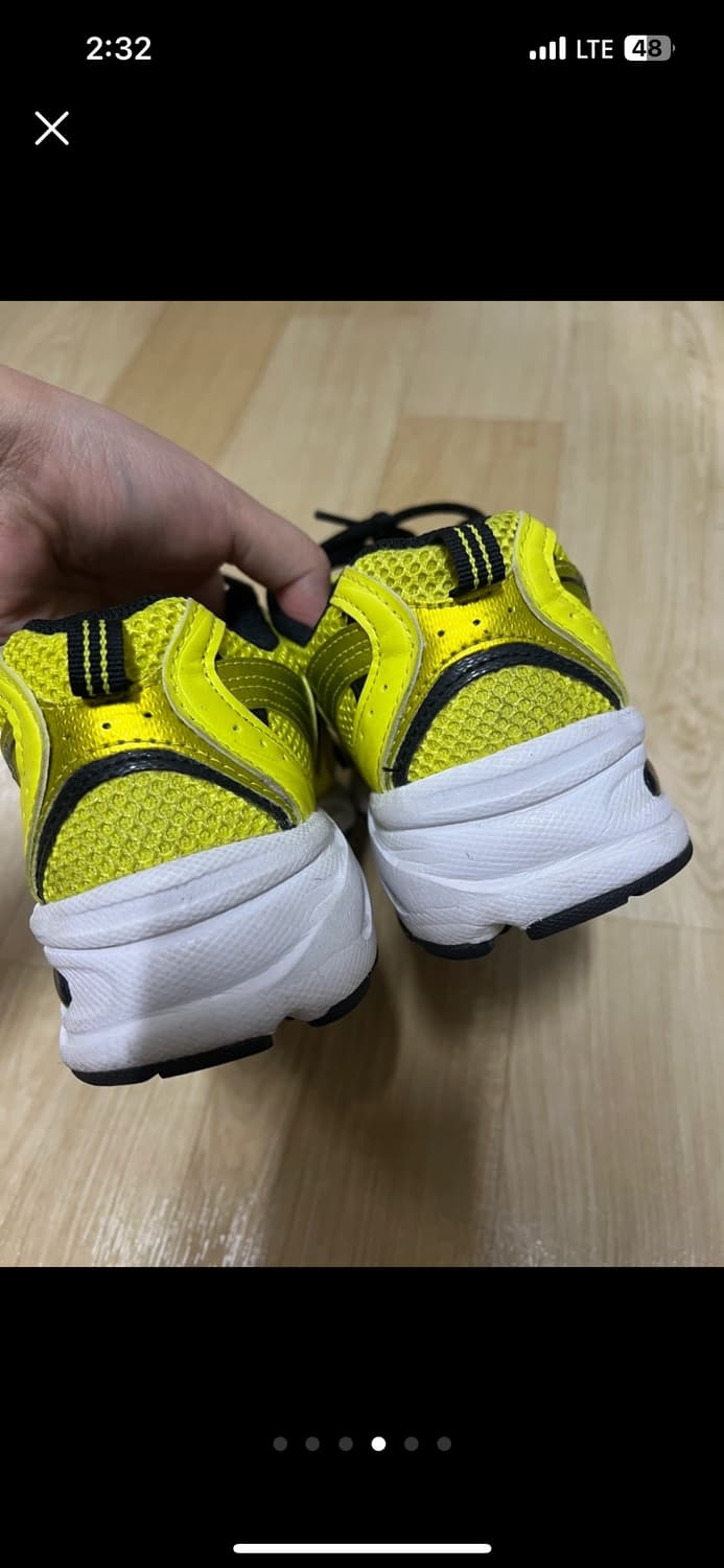 뉴발란스 530 옐로우 250사이즈 상품이미지4