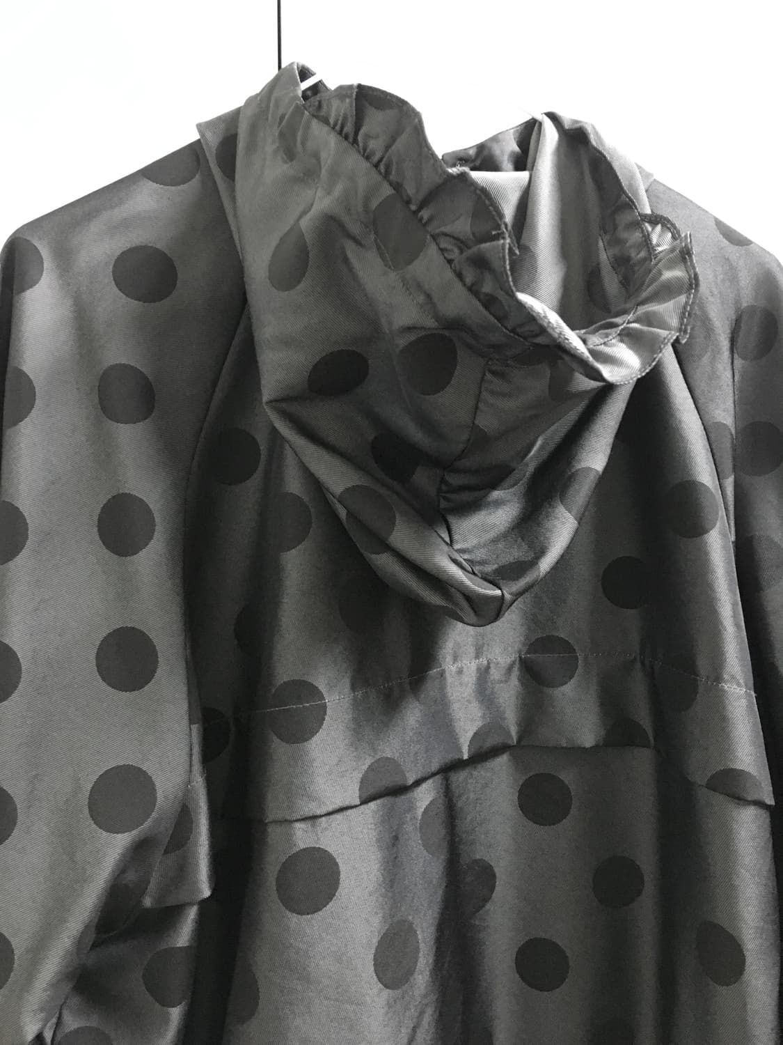 빈티지 도트 바람막이 후드집업 상품이미지3