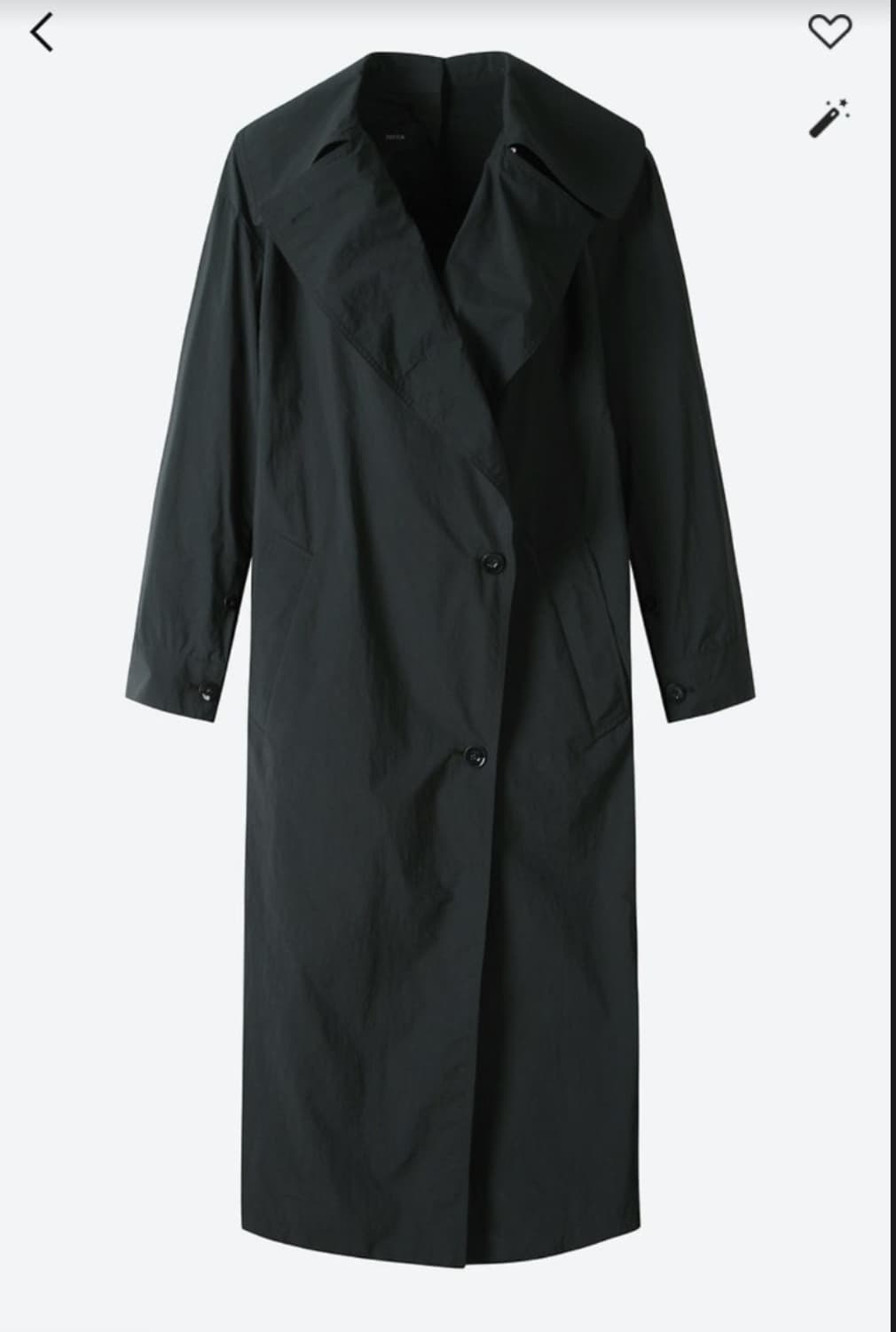 한섬 시스템  와이드 라펠 트렌치코트  88-98-165사이즈 상품이미지1