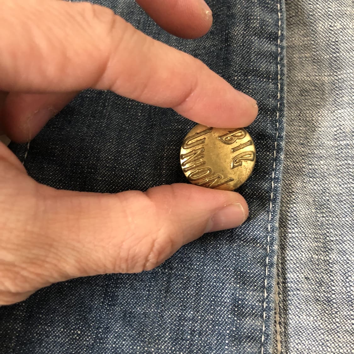 (M-L) 빅 유니온 BIG UNION 데님 워크 초어 자켓 상품이미지4