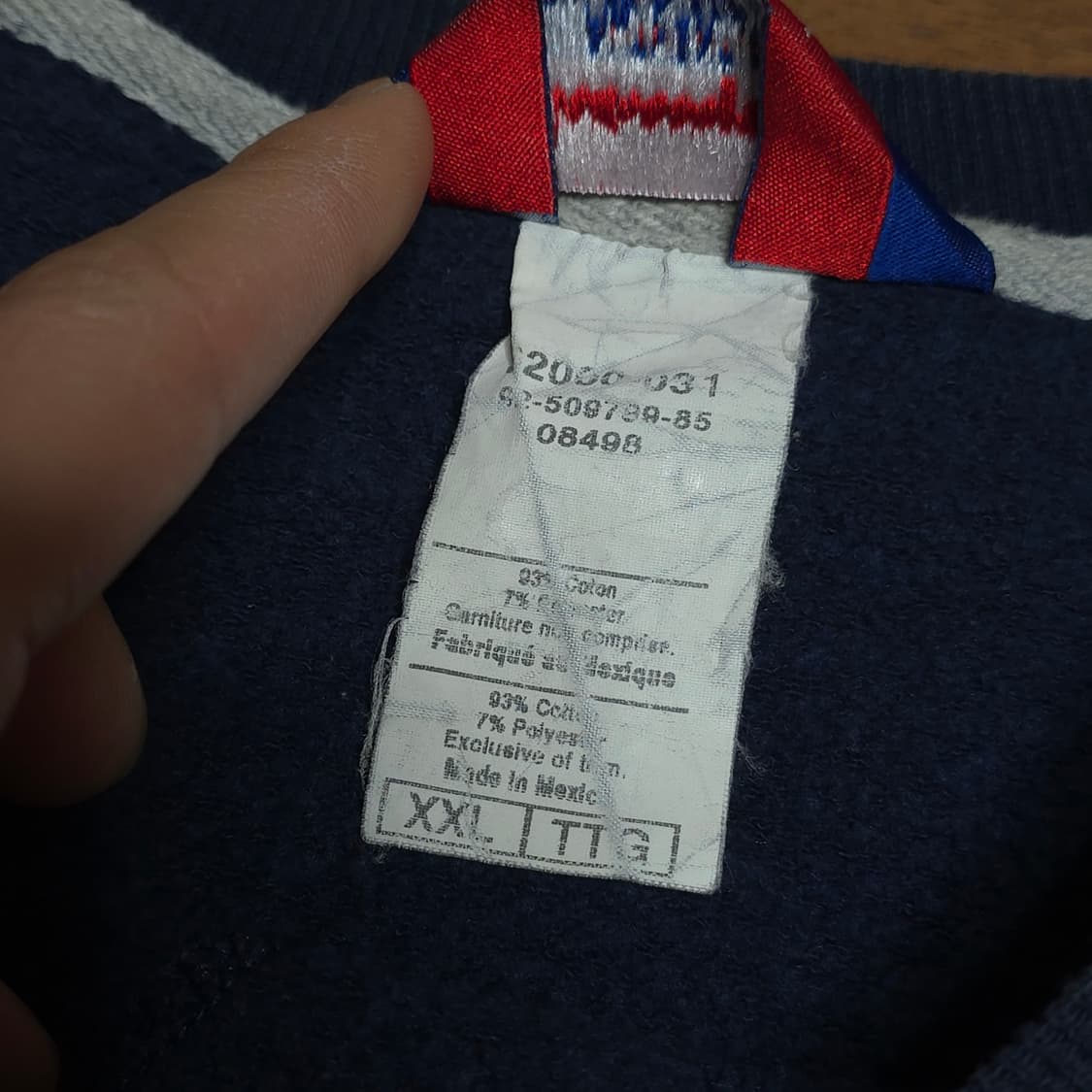 [XL]00s 빈티지 챔피온 스웻셔츠 네이비 상품이미지5