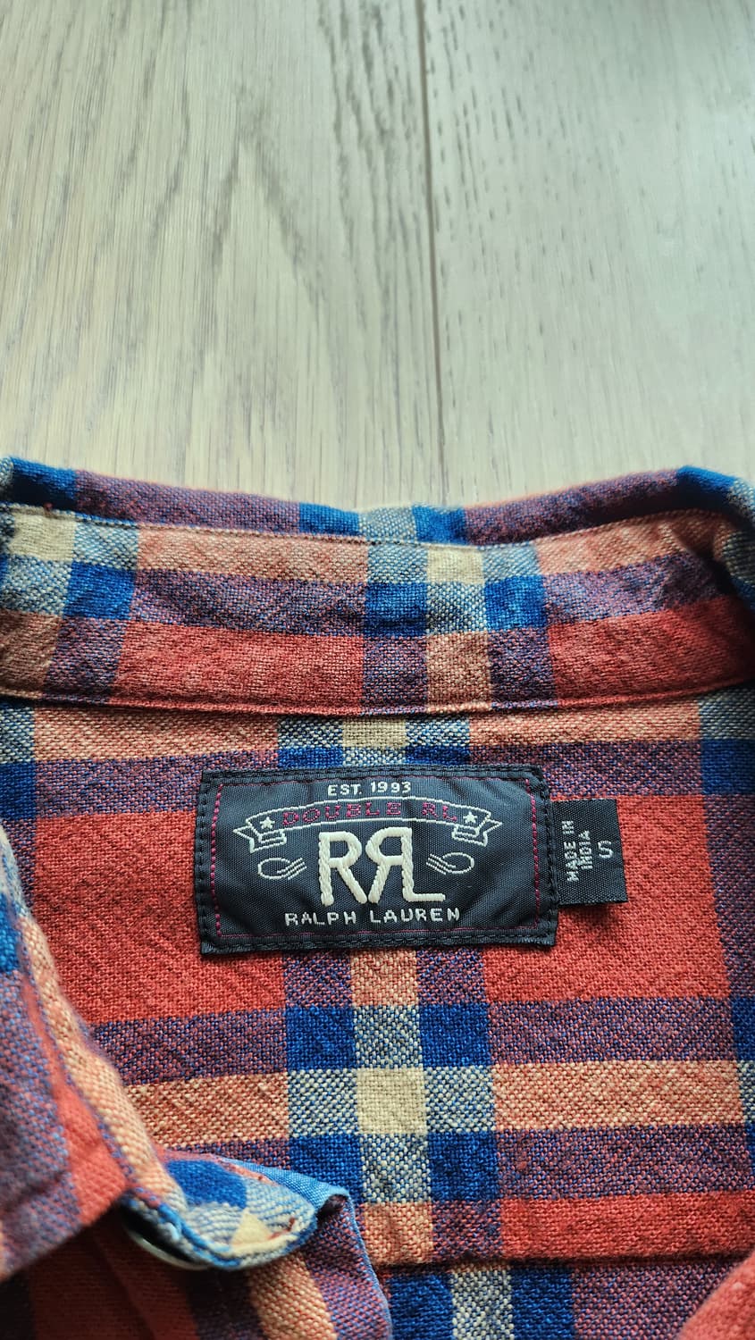 rrl 더블알엘 체크 셔츠 s 상품이미지3