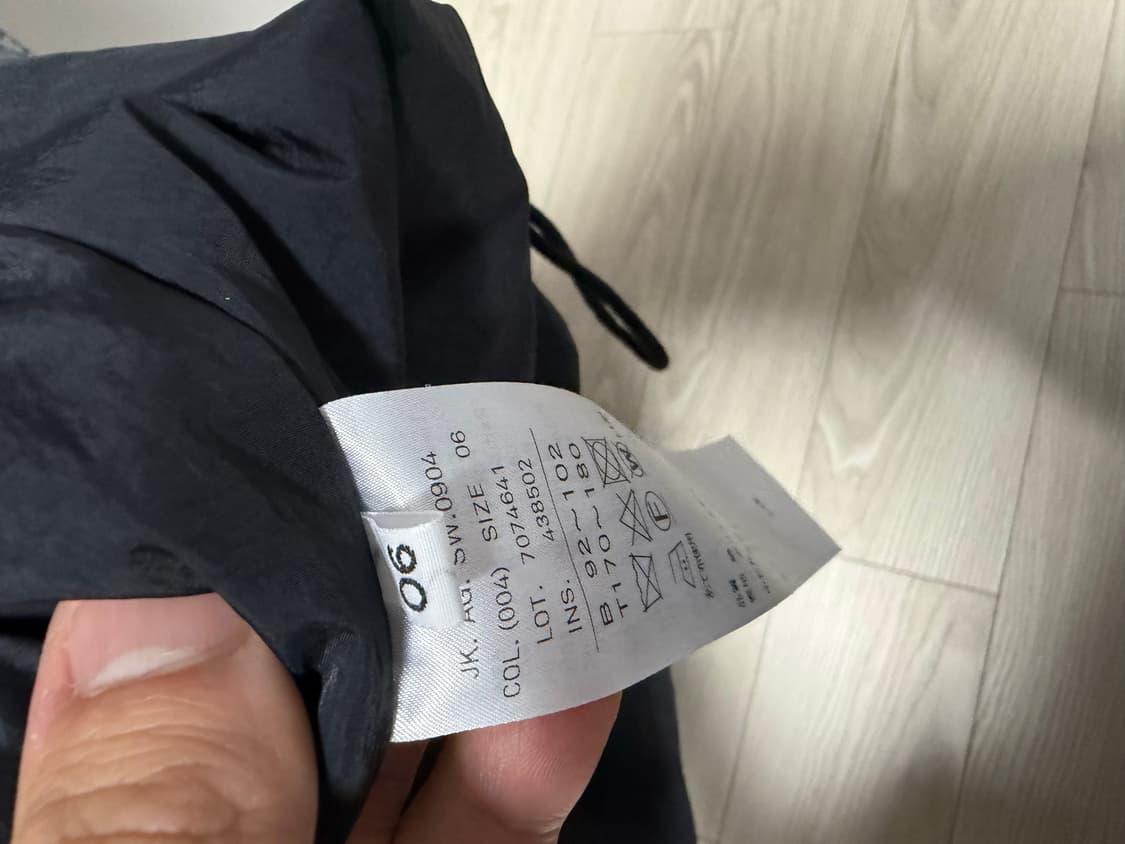 23aw 에이톤 aton 숏 모즈 파카 6 차콜 그레이 상품이미지5