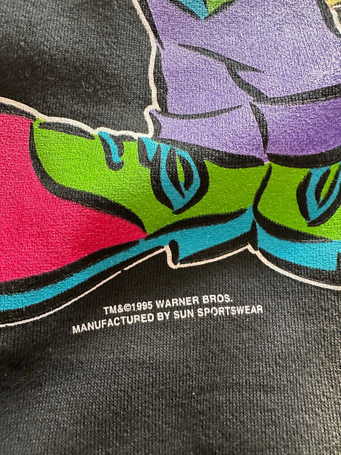 90s 루니툰즈 '힙합 트위티' 50/50 맨투맨 - 3XL 상품이미지4