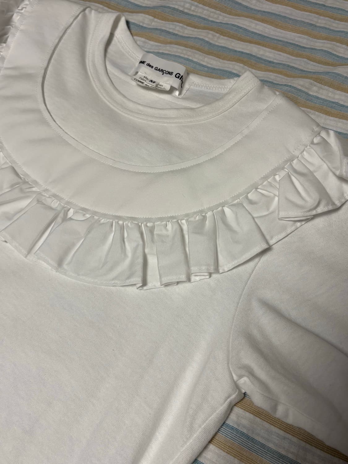 Comme des Garcons GIRL 프릴 크루넥 티셔츠 M 상품이미지4