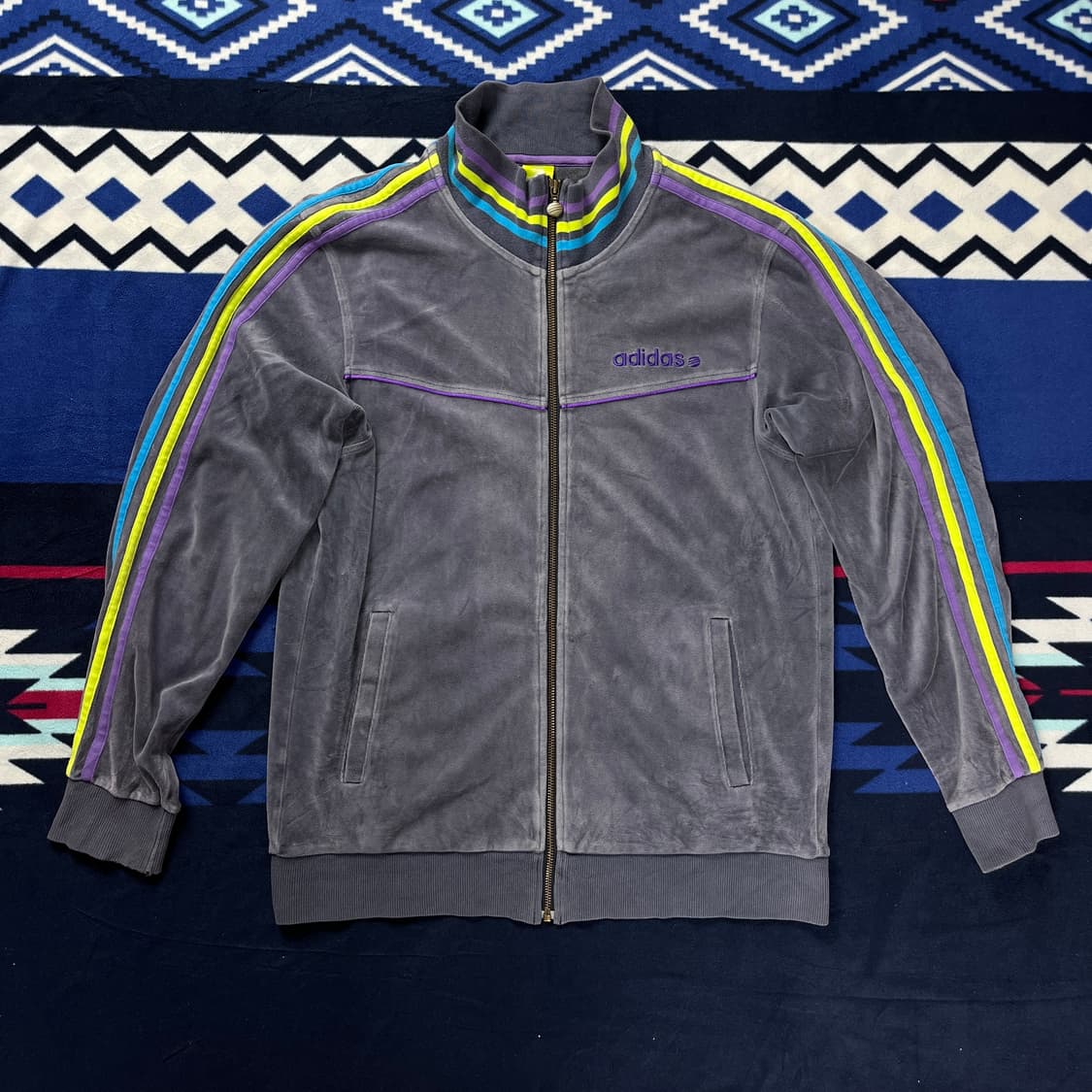 아디다스 벨루어 벨벳 트랙탑(실측확인) 상품이미지1