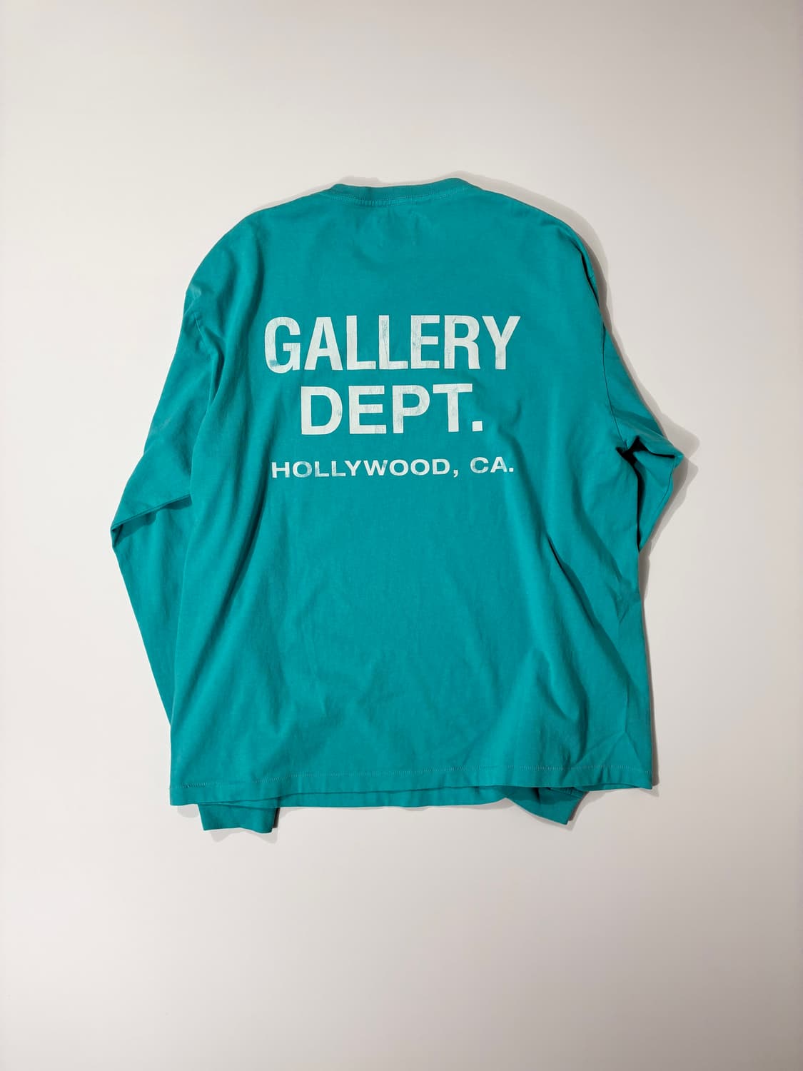 갤러리 디파트먼트 수베니어 롱슬리브 티셔츠 터콰이즈 XL사이즈 상품이미지3