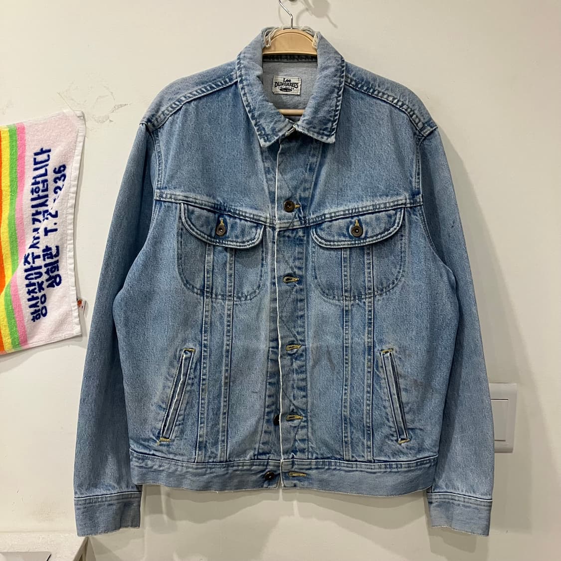 74 빈티지 lee 리 덩가리 데님 청자켓 상품이미지1