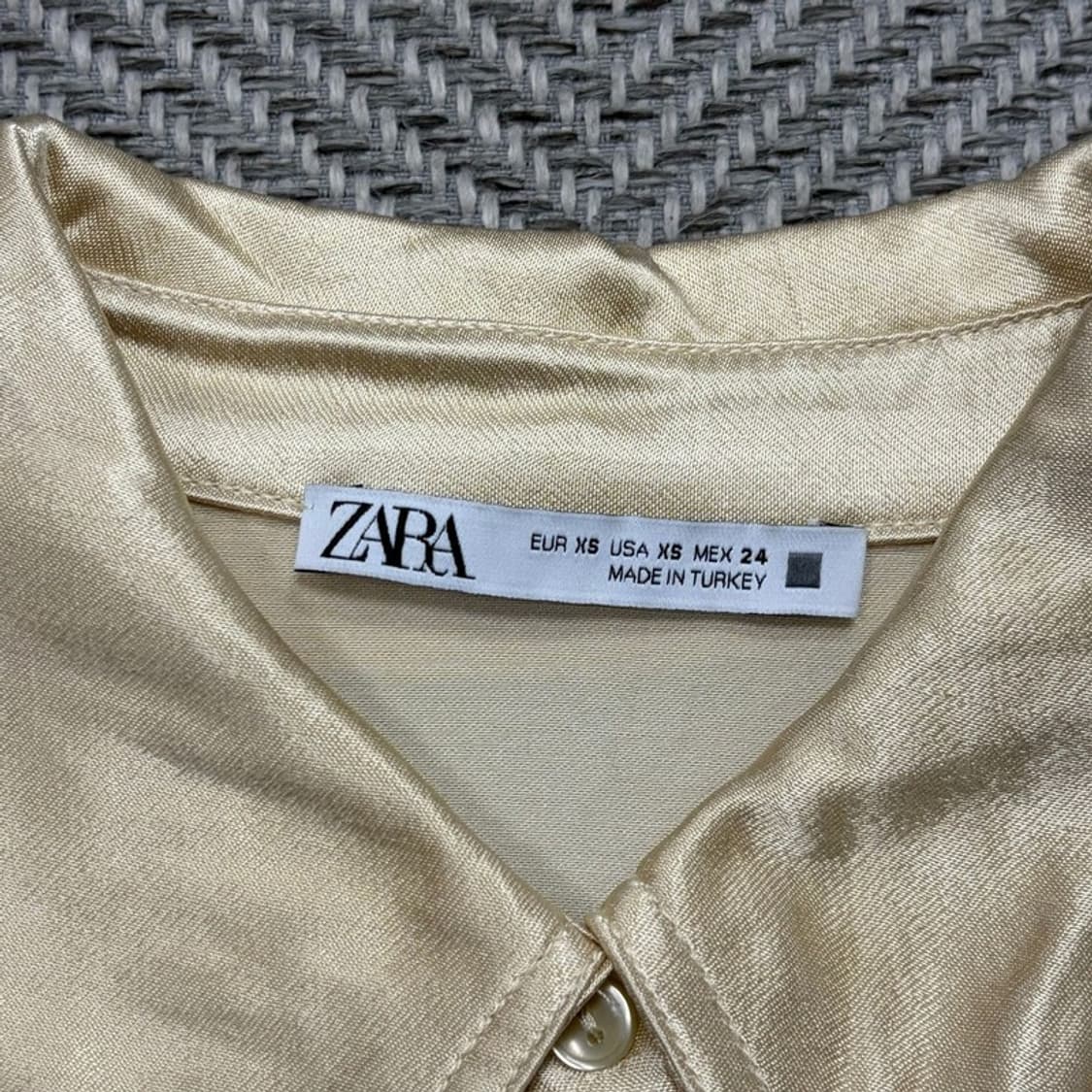 자라 비스코스 블라우스 v1512 상품이미지5