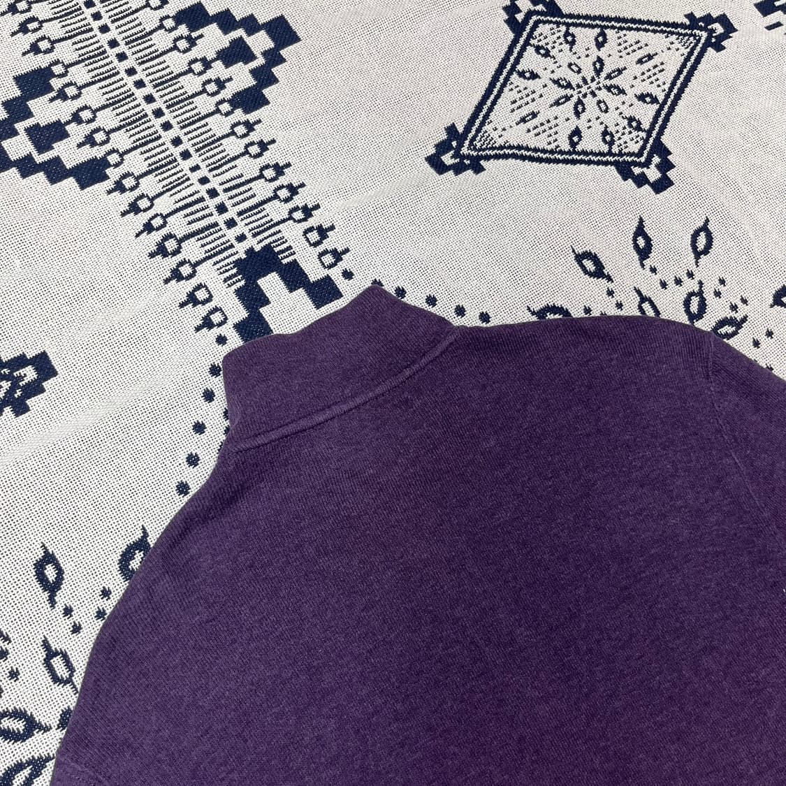 [S] 폴로 포니 로고 코튼 반집업 니트 상품이미지4