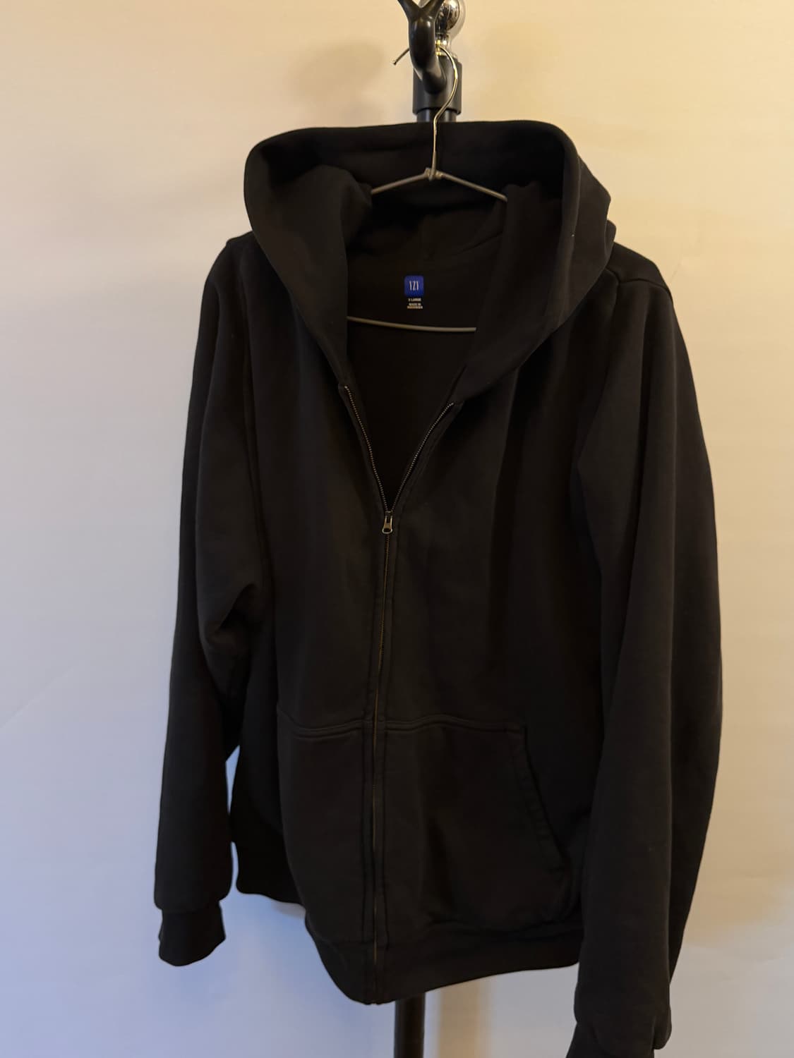 이지갭 블랙 후드집업 상품이미지3