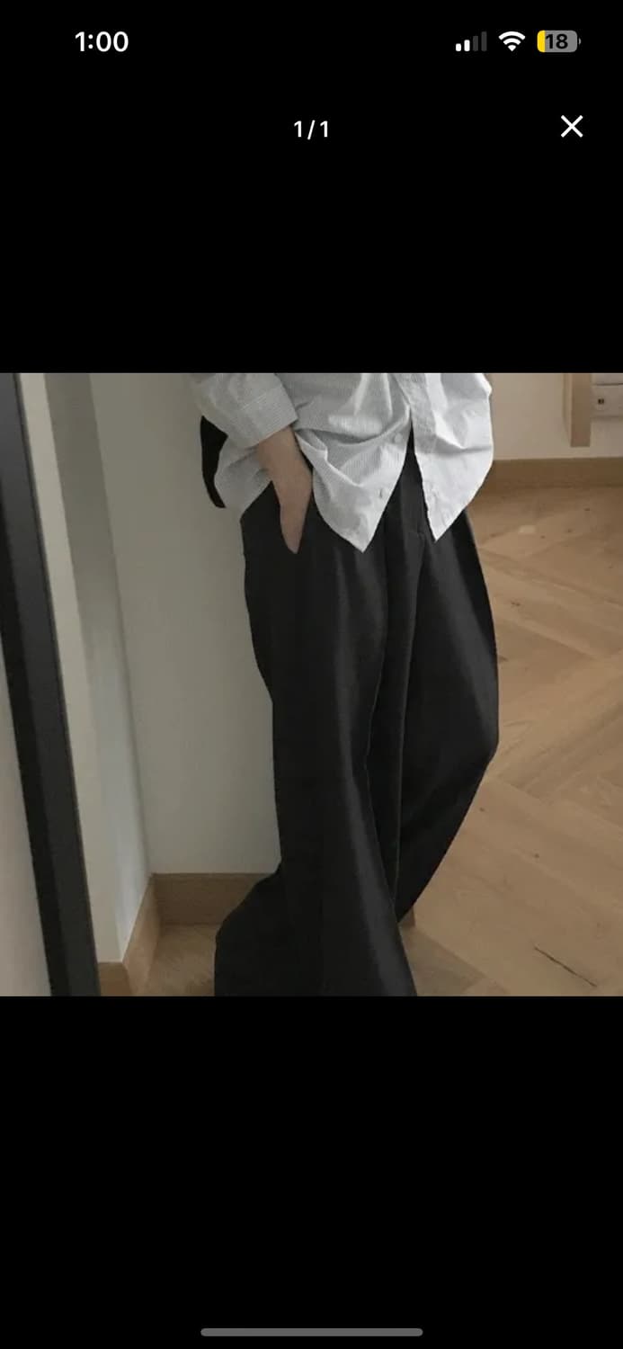 새상품) 만원의 행복🍀 블라우스 도트 슬리브리스 슬랙스 오프숄더 상품이미지8