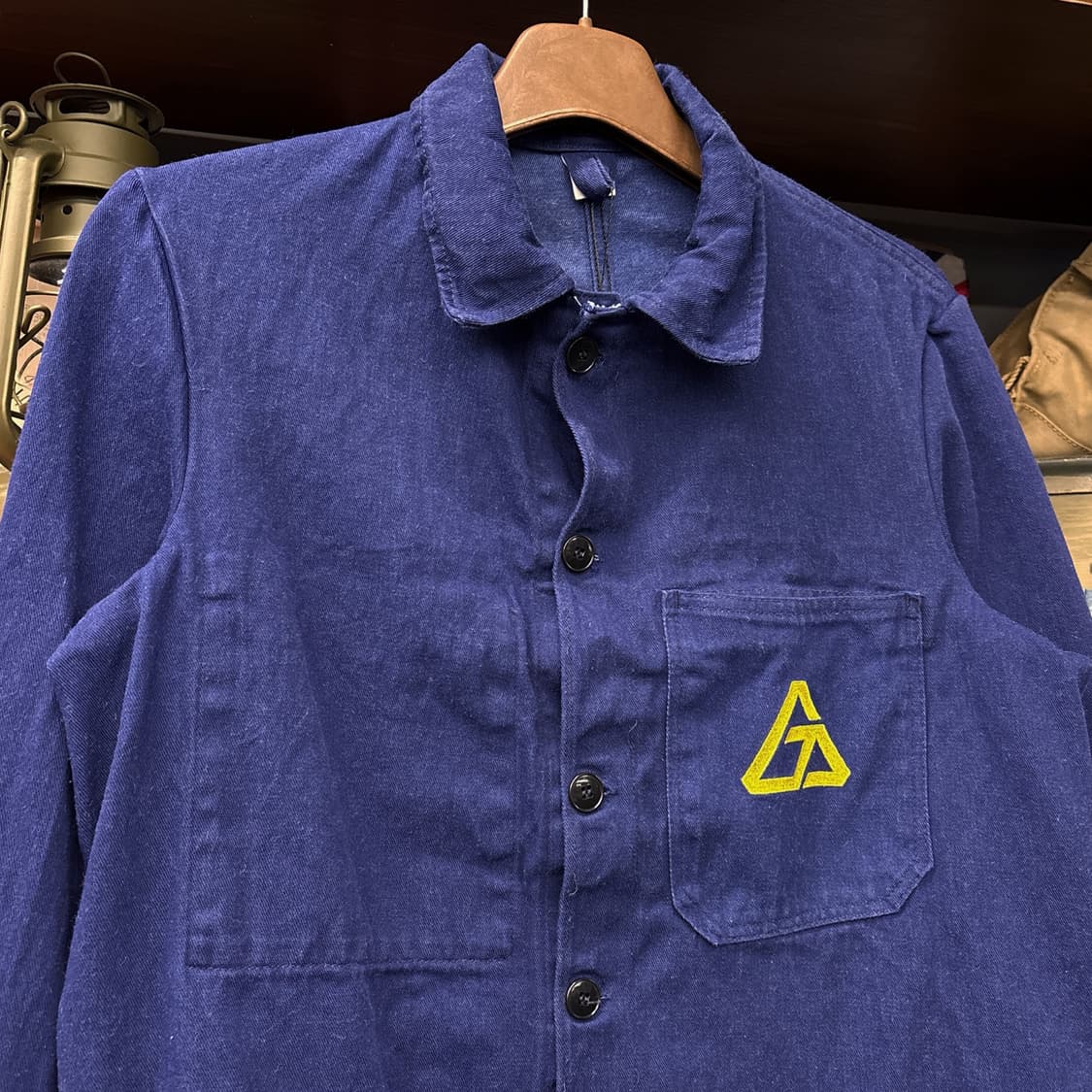 70~80s 오리지널 다잉 얀 프렌치워크자켓 포인트 자수 N802 상품이미지3