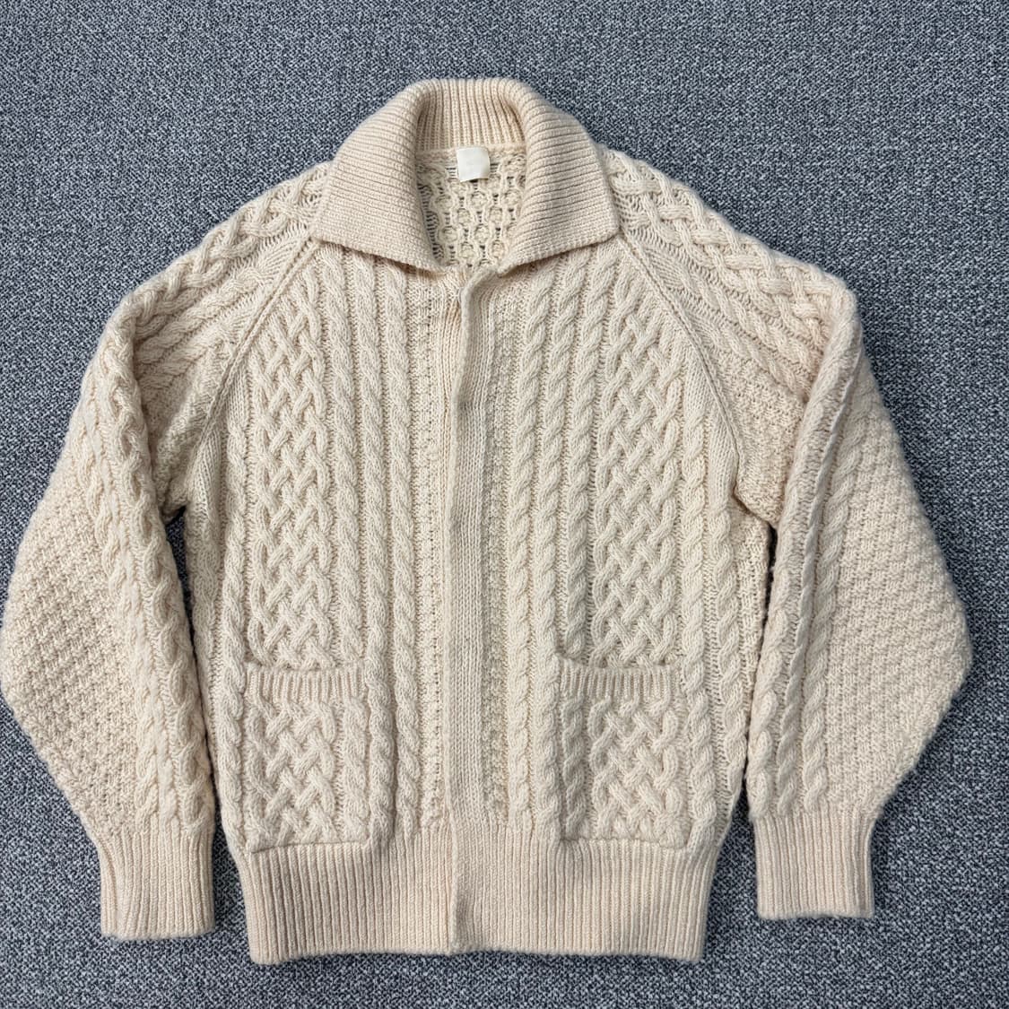 MONE 케이블 니트 가디건 상품이미지1