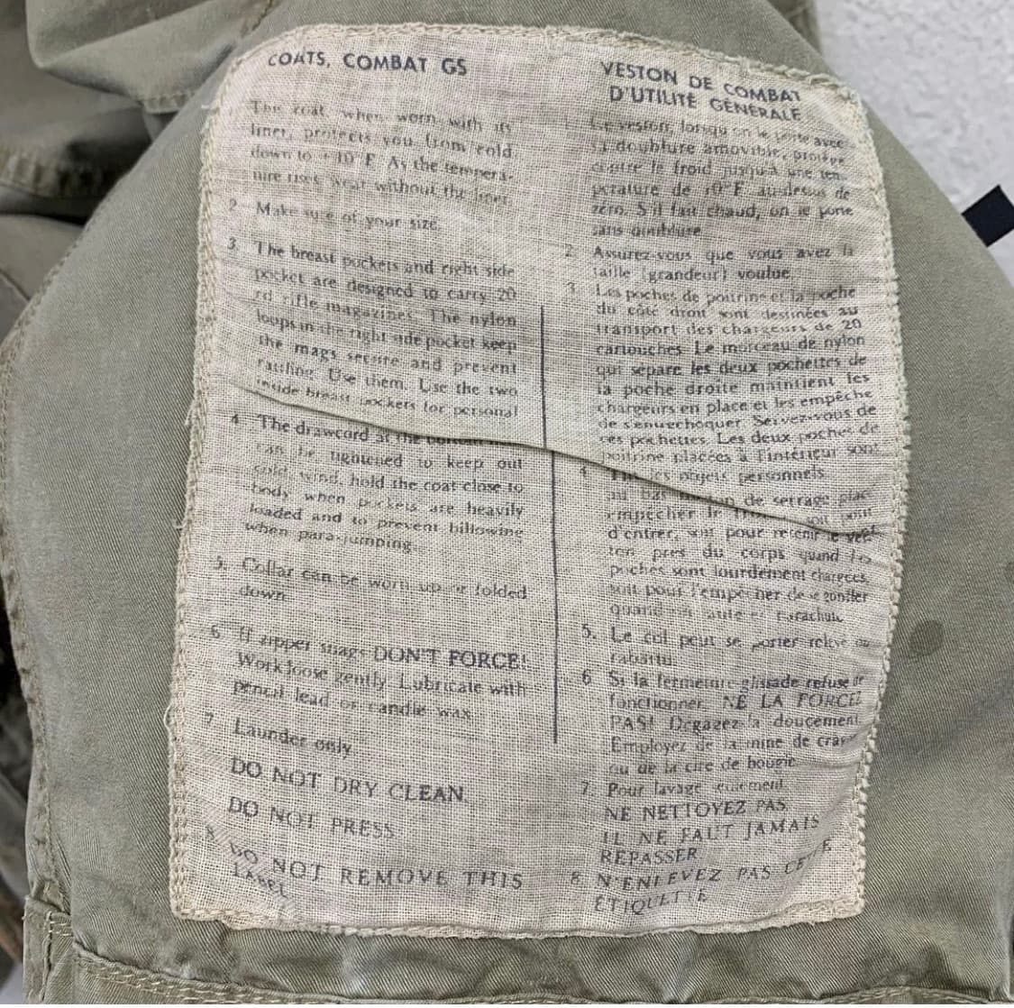 폴로 랄프로렌 카키 와펜 필드 야상자켓 상품이미지10