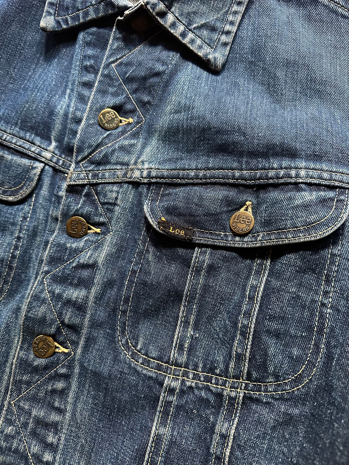 50s USA LEE 101-J Denim Jacket 상품이미지4