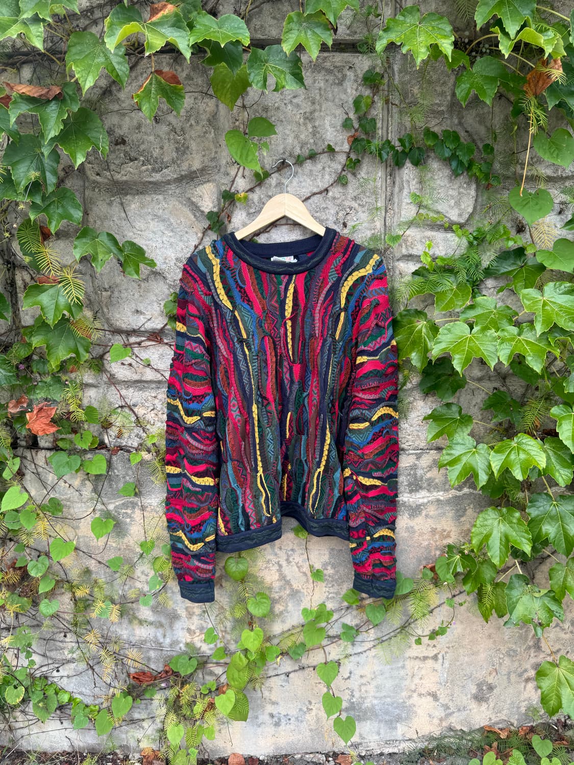 Coogi 쿠기 빈티지 케이블 핸드 니트 L 상품이미지1