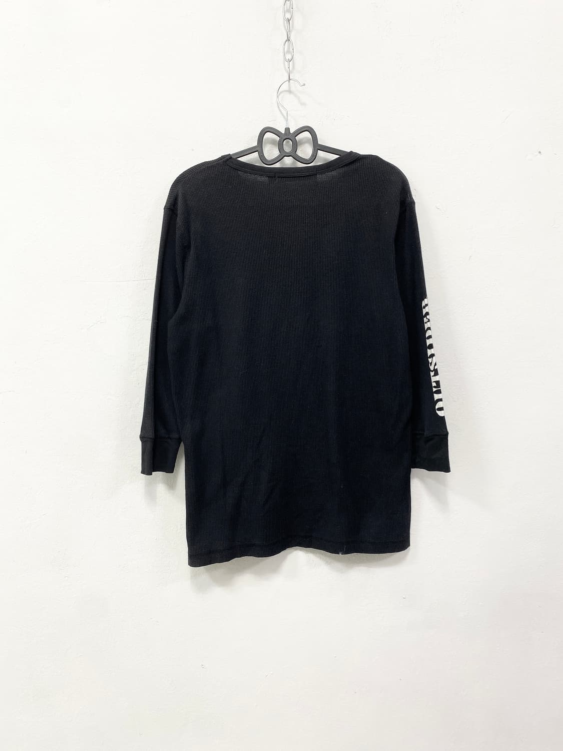 [OVAL DICE] 펑크 y2k 날개 레터링 롱슬리브 상품이미지3