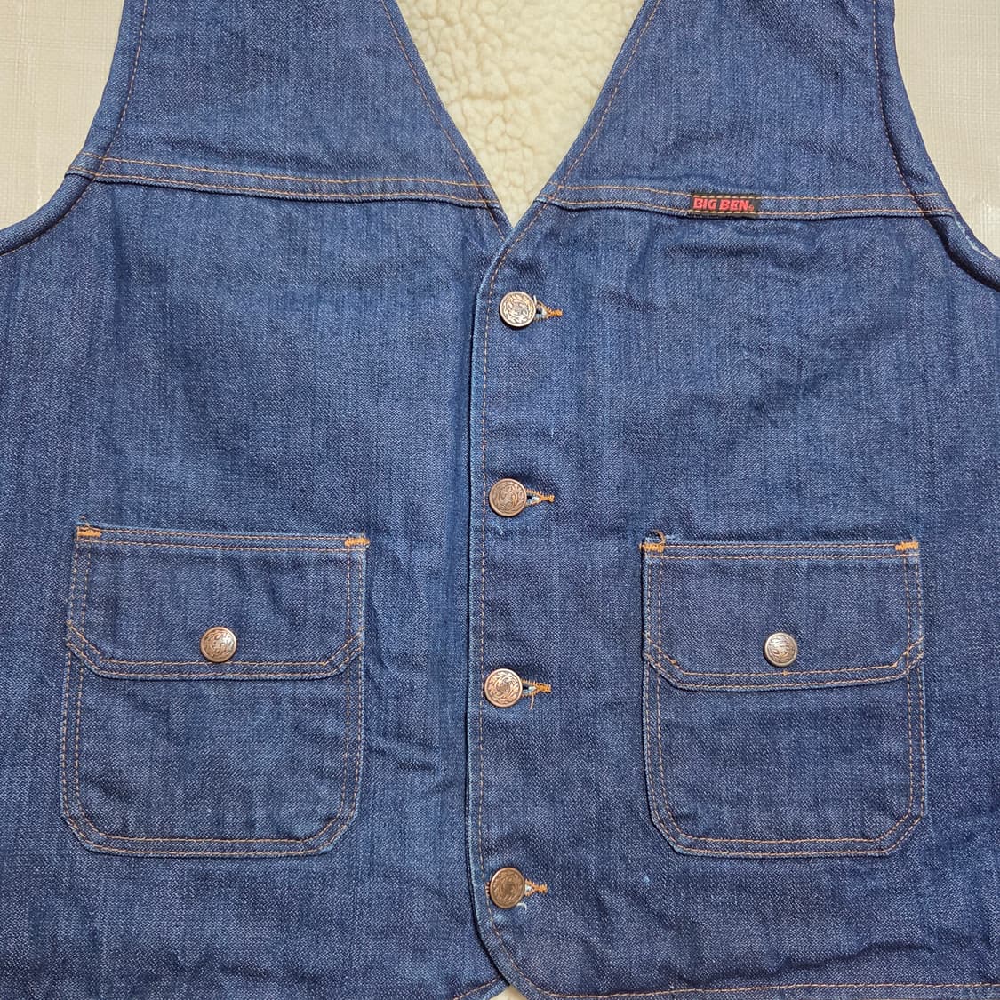 아메리칸 빈티지 쉐르파 데님 베스트 상품이미지3