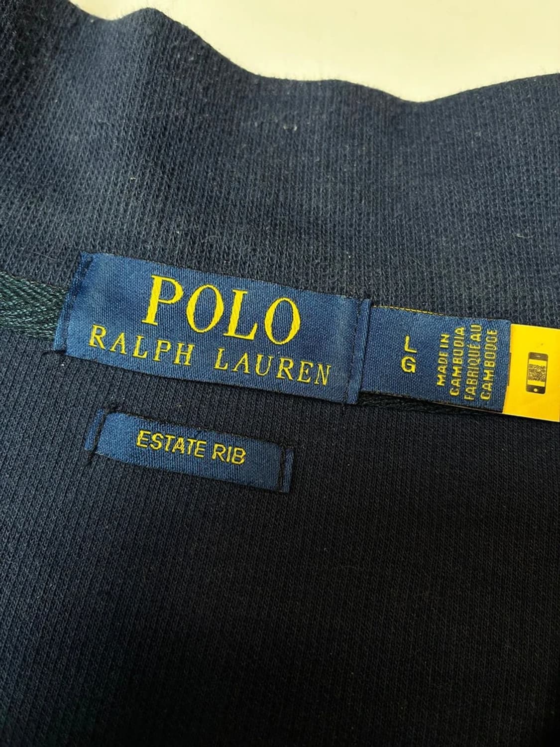 폴로 랄프로렌 큐알 신형 하프집 맨투맨 PN8888 상품이미지6