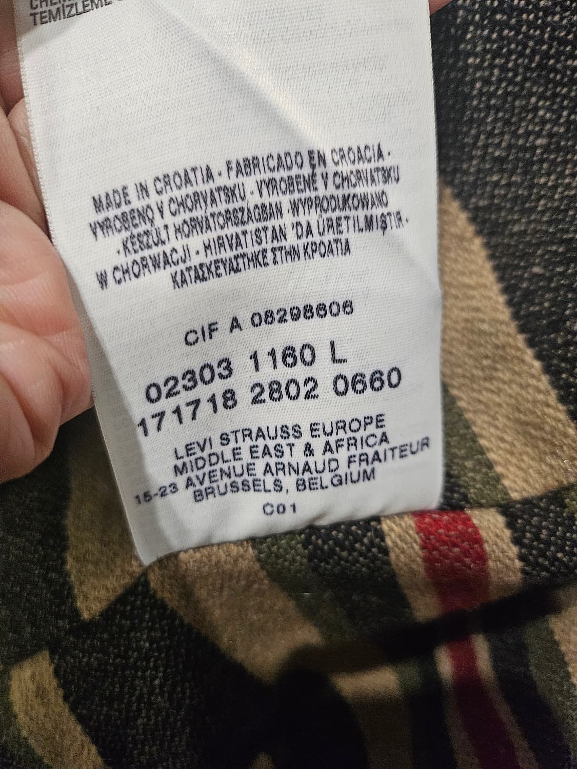 리바이스 레드 타입 4 레더 데님 자켓 L 상품이미지6