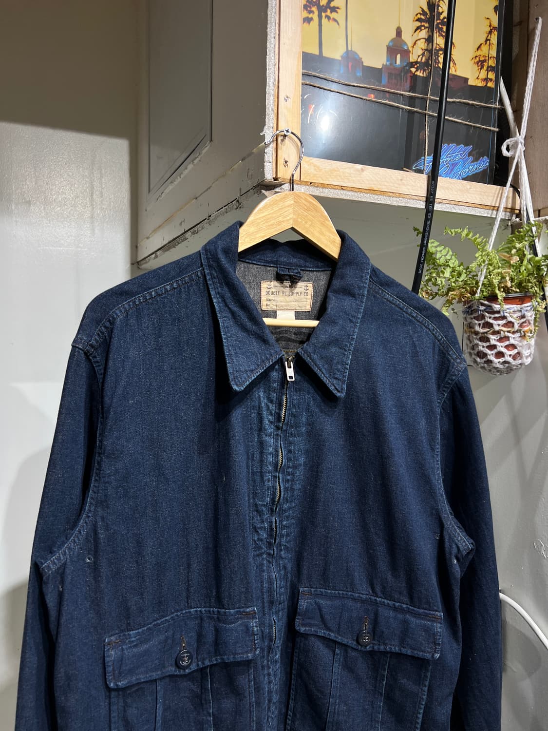Double RL RRL 더블알엘 밀리터리 투포켓 데님자켓 상품이미지3