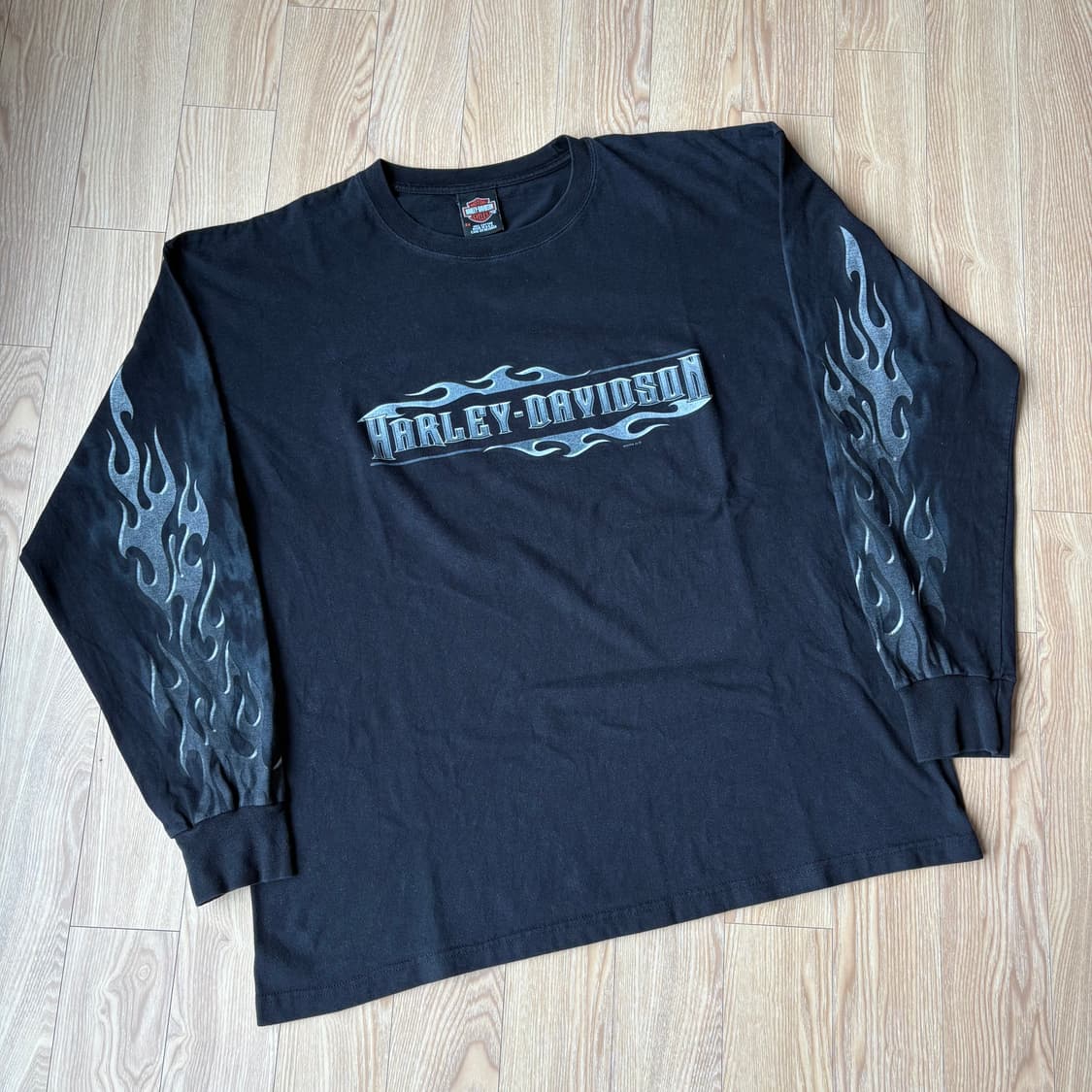[HARLEY] MADE IN USA 플레임 롱슬리브 이글 상품이미지1