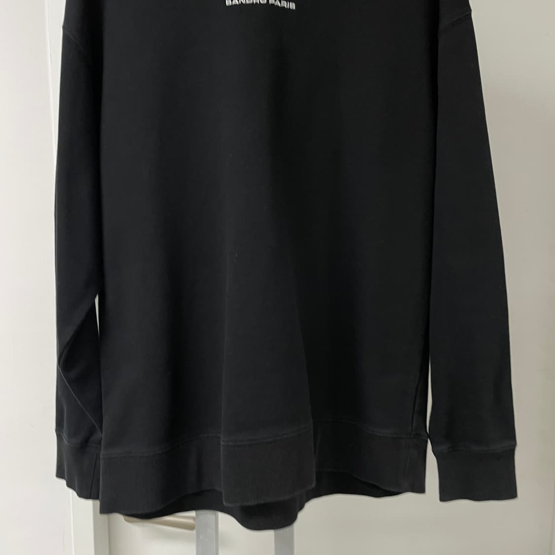 산드로 로고 맨투맨 블랙 M 상품이미지3