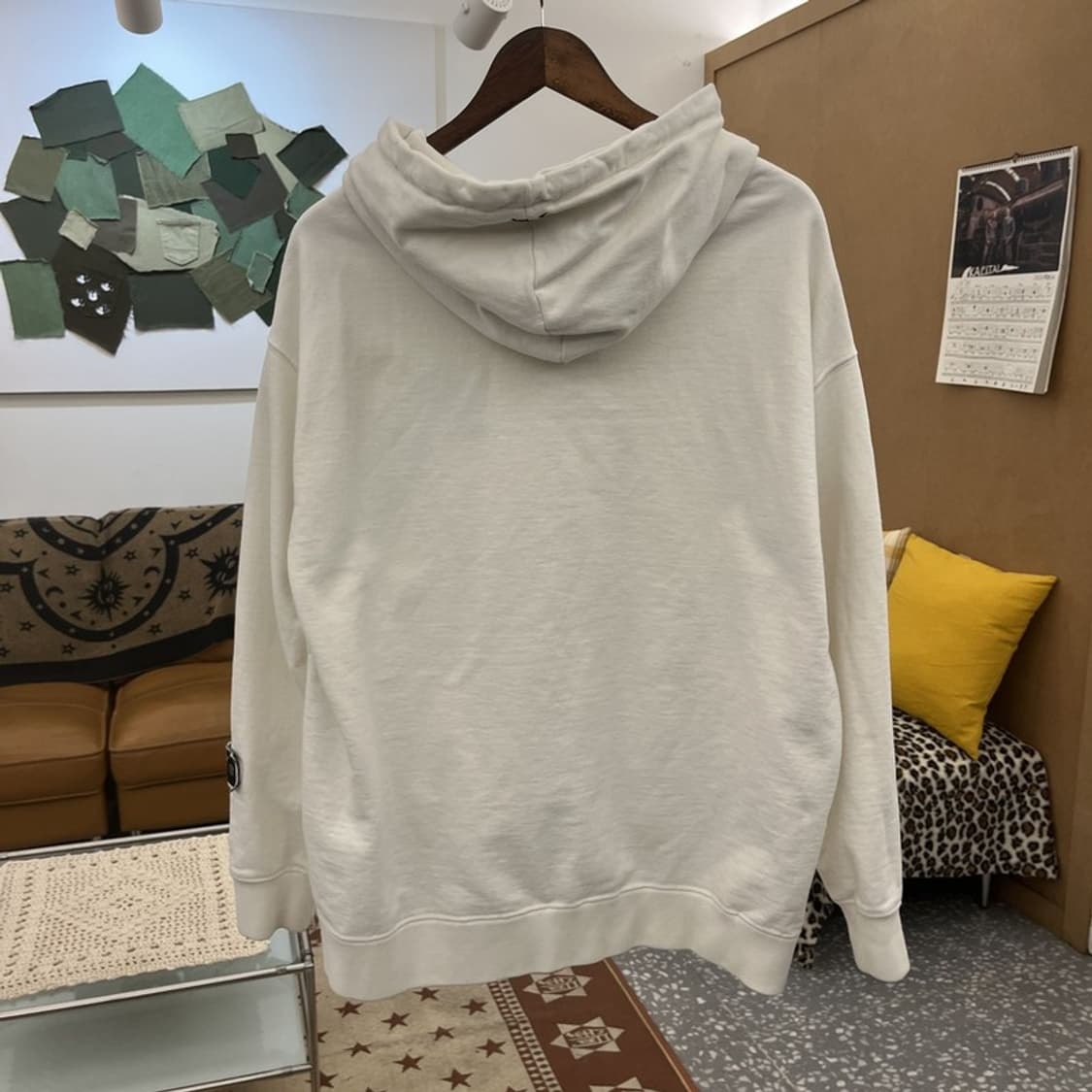 누벨르 미에르 모던 캐주얼 시크 오버핏 후드티 3 C10030 상품이미지4