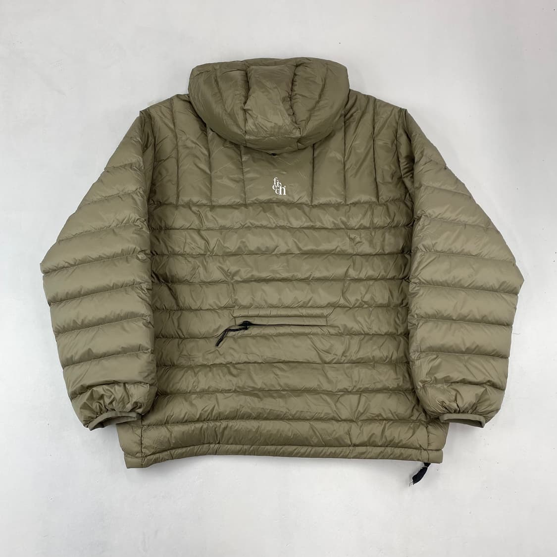 페치선데이 카키 폴리시 구스 다운 아노락 (110) 상품이미지2