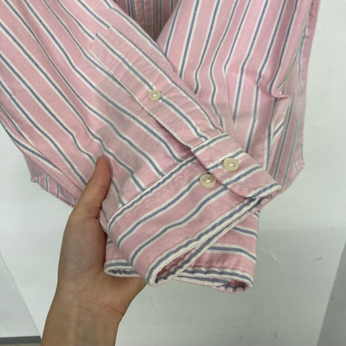 90‘s 폴로 클래식핏 스트라이프 셔츠 상품이미지4