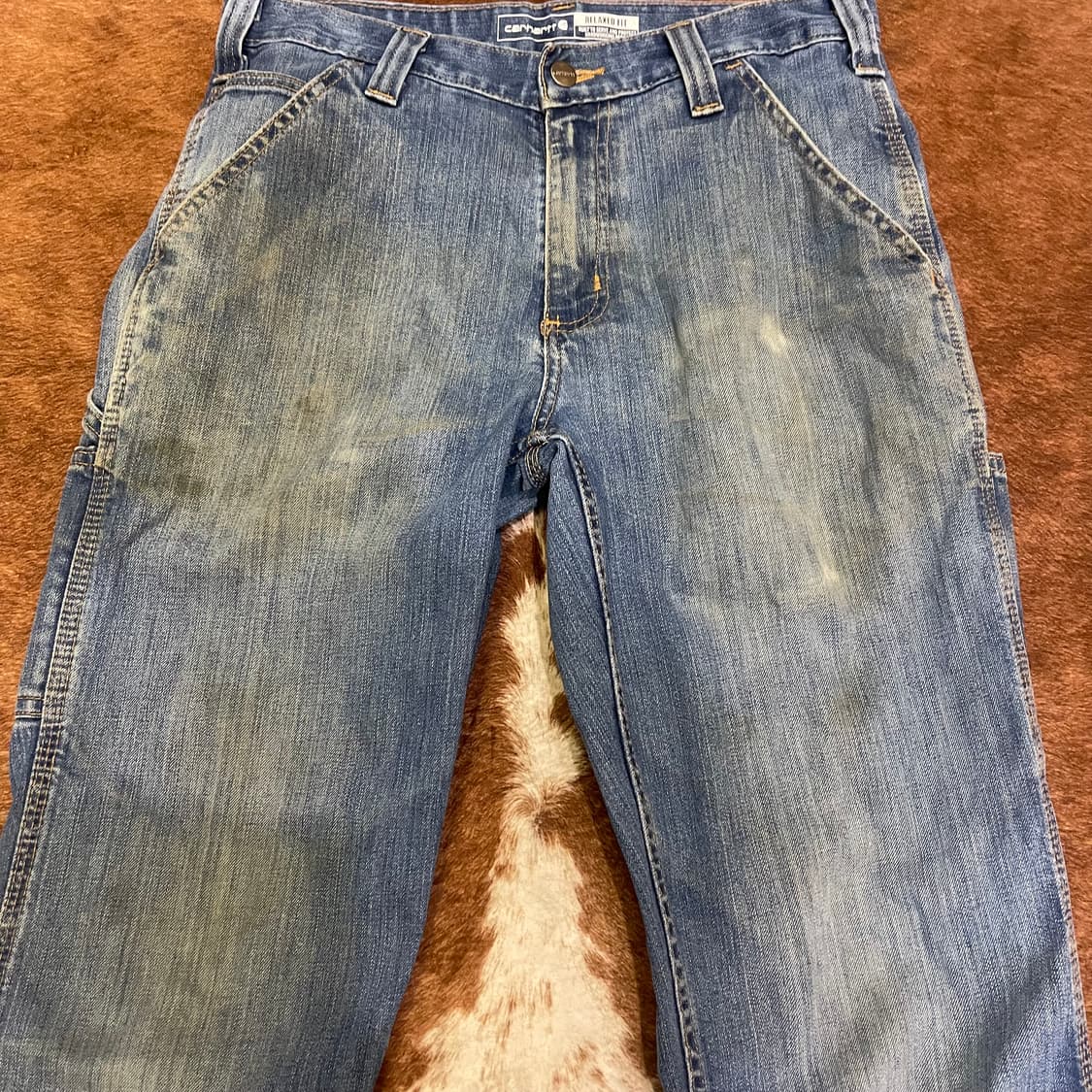 빈티지 칼하트 USA 데님 카펜터. 상품이미지8