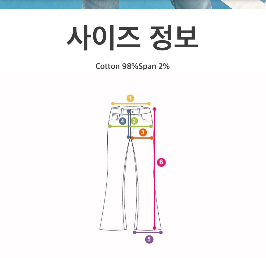 카인다미 연중청 골반볼륨업 로우웨스트 청바지 s 상품이미지3