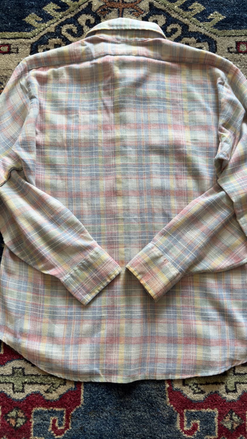 1970s Levi's made in USA 체크셔츠 상품이미지7