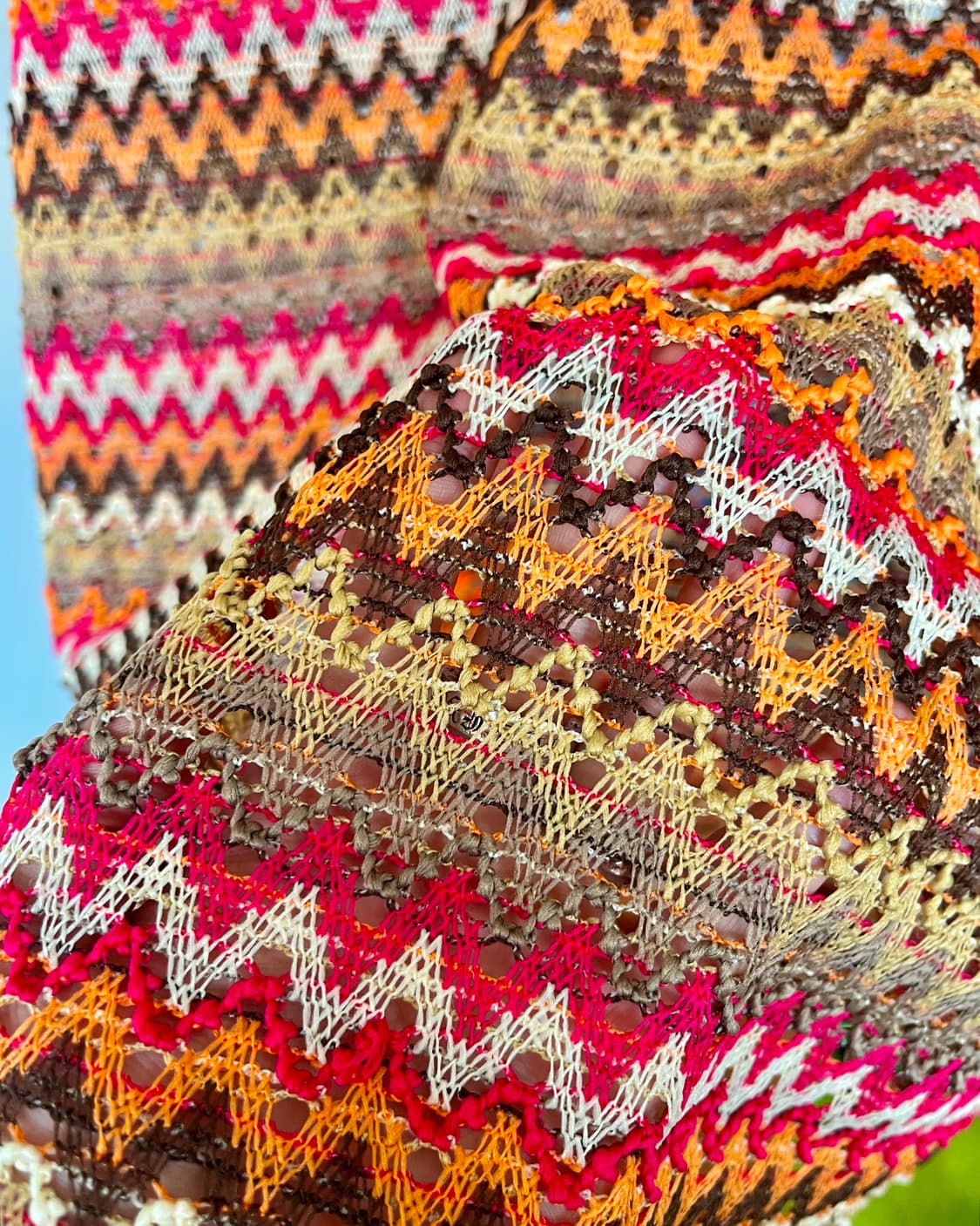 JPN Vintage Mixed Pattern Summer Knit 상품이미지6