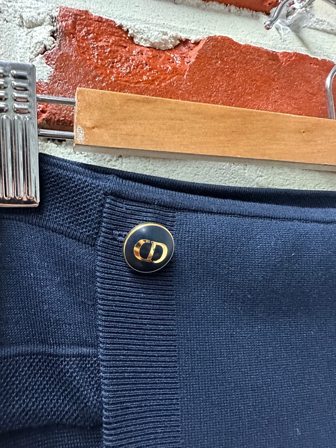 (36)디올 21SS 하이웨스트 부츠컷 팬츠 네이비 상품이미지3