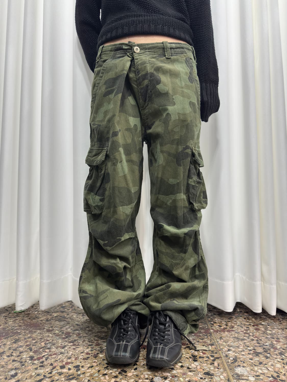 camo corduroy cargo pants 상품이미지1