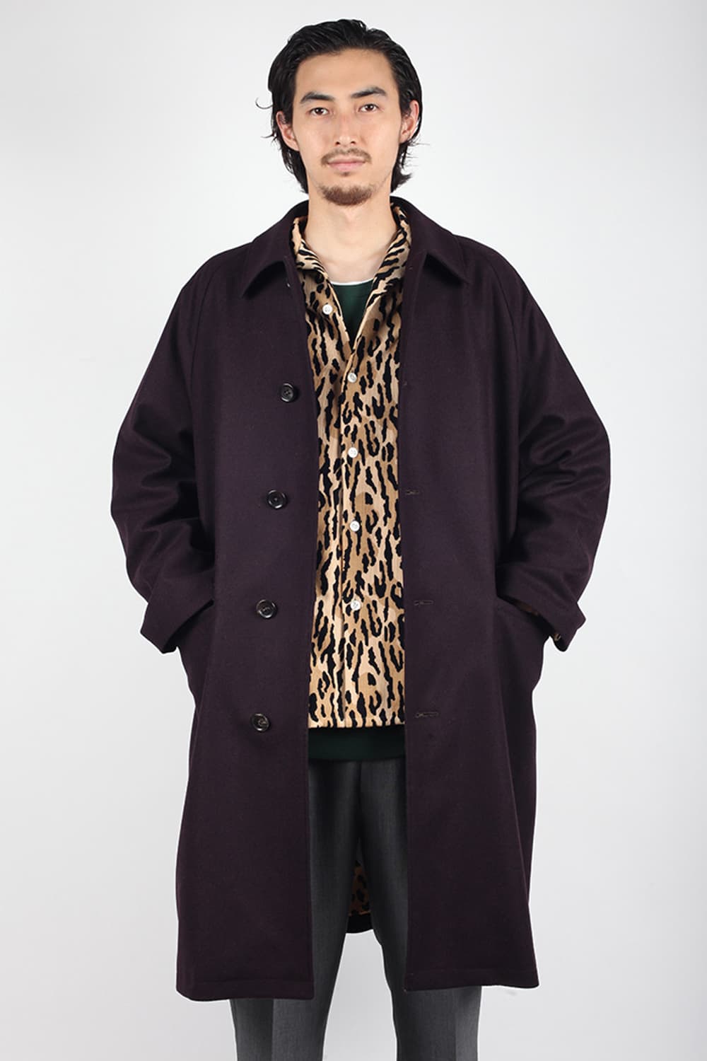 와코마리아 발카라 코트 버건디 상품이미지4