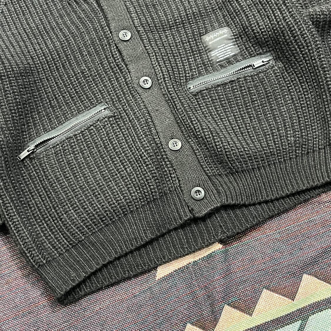 [GU × UNDERCOVER] 지유 언더커버 투포켓 니트 가디건 상품이미지4