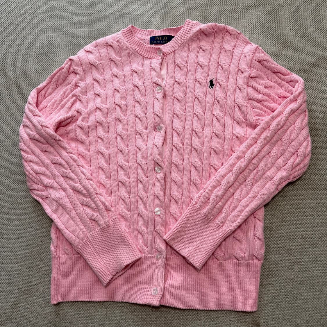 폴로 랄프로렌 우먼스 케이블 니트 가디건 상품이미지1