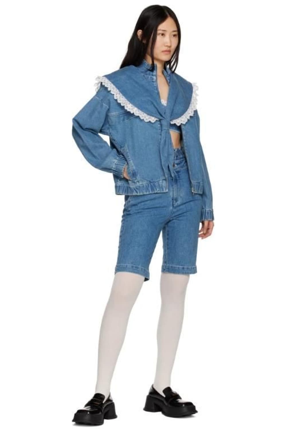 슈슈통 shushutong 세일러 데님 자켓 6 상품이미지3