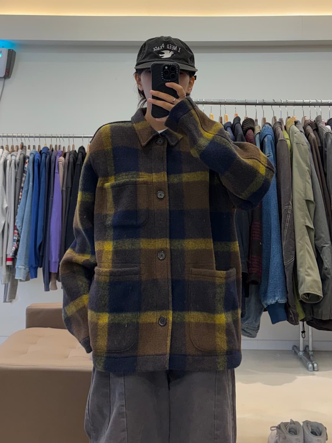 Universal Works 플래드 플리스 필드 자켓 상품이미지5