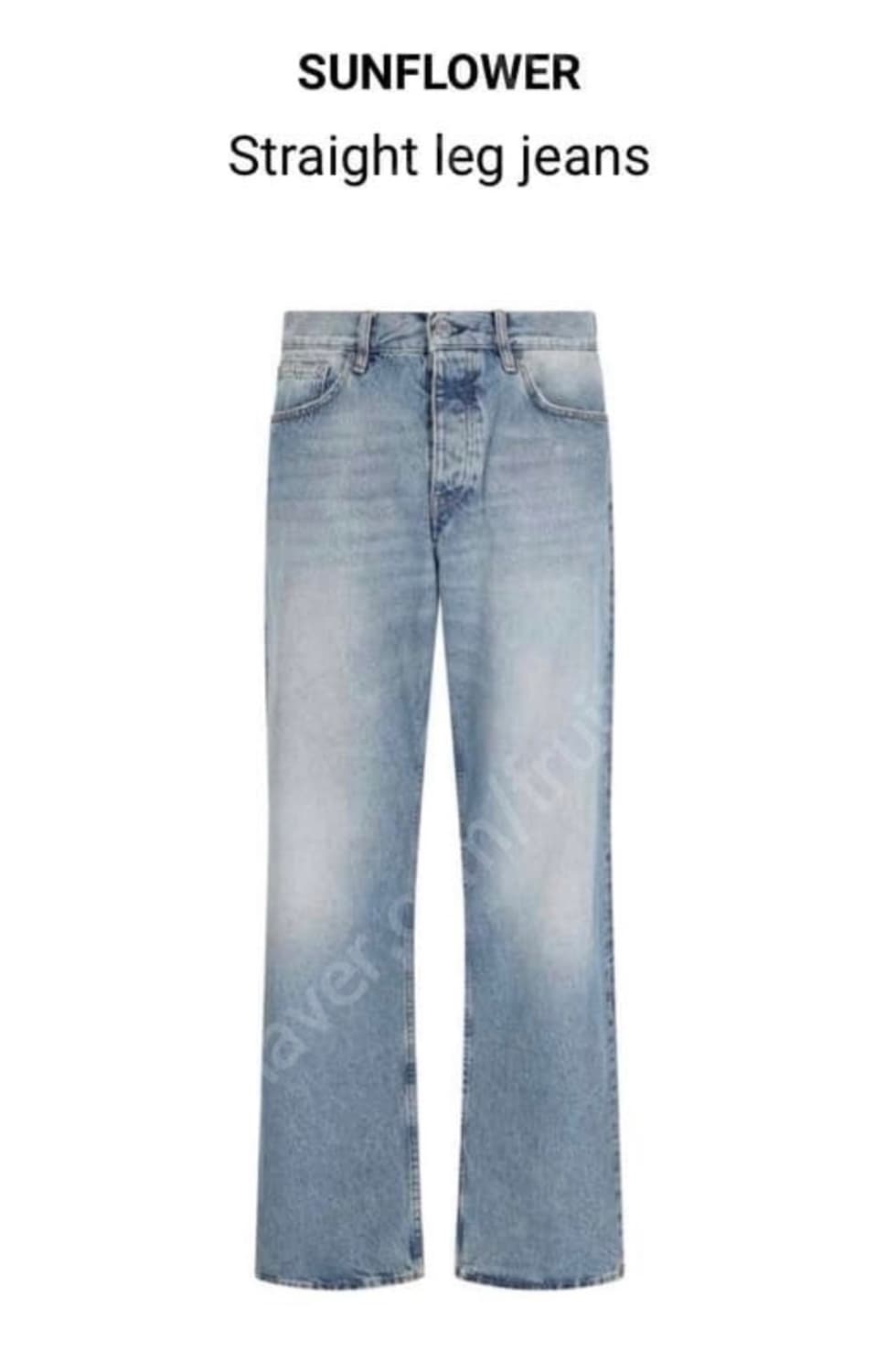 선플라워 스트레이트연청데님 30 상품이미지1