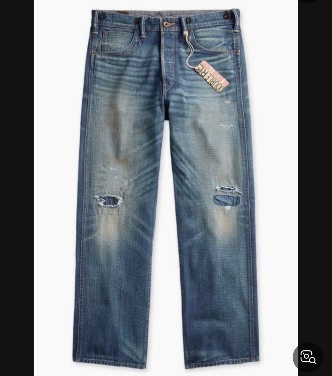 더블알엘 풀러턴 빈파포 데님팬츠 30/34 상품이미지1