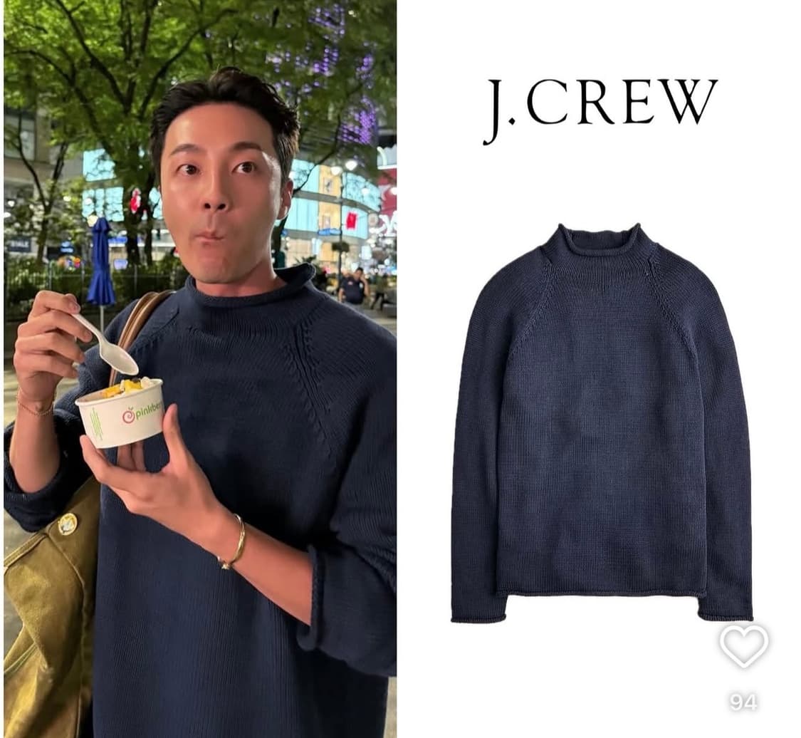 제이크루 J.CREW◆니트스웨터/XXL/코튼/RED 상품이미지4