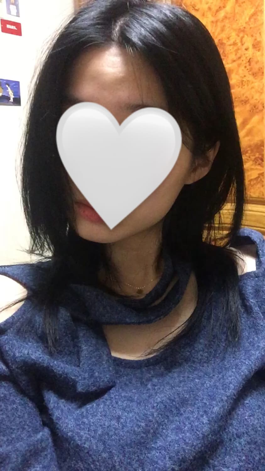 페인츄얼 컷아웃 스카프 블루 니트 상품이미지2